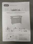 Keter Unity XL Outdoor Table W/ Stainless Steel Top | Open Box | (See Condition Notes)