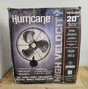Hurricane High Velocity Metal Wall Mount Fan | Open Box | (See Condition Notes)