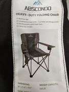 ABSCONDO Heavy Duty Folding Chair For Outdoor & camping | Open Box | (See Condition Notes)