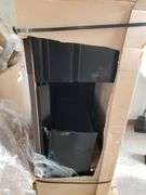 ALERA Double Pedestal Steel Desk, 60" x 30" x 29.5", Mocha/Black, | Open Box | (See Condition Notes)