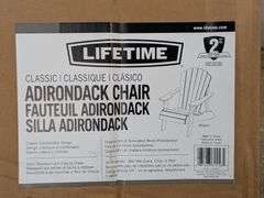 Lifetime Faux Wood Adirondack Chair 60284 | Like New
