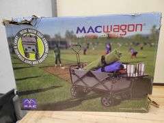 Mac Sports Folding Wagon w/Tailgate & Table Grey | Open Box