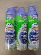 Cleaning Bundle: 3 Pack Clorox Bleach And 3 Pack Scrubbing Bubbles Shower Foamer | Open Box