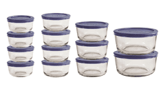 ANCHOR HOCKING ~26-Piece Glass Food Storage Containers | Open Box | (See Condition Notes)