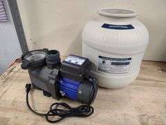 AQUASTRONG Sand Filter Pump, 2500GPH, 1/2HP, Up to 9000gal Cap. | Open Box | (See Condition Notes)