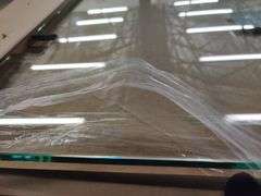 Halo 90-Degree Fully Frameless Glass Hinged Door, 31.5" W x 78" H | Open Box