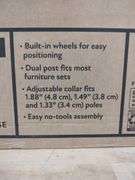 MEMBER'S MARK Umbrella Base, 60lbs, Cement, 1.88" / 1.49" / 1.33" Poles | Like New | (See Condition Notes)