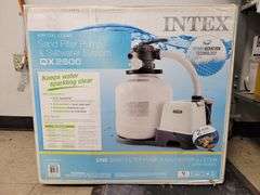 INTEX Sand Filter Pump & Saltwater System | Open Box | (See Condition Notes)
