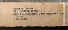 5 Drawer Lateral Cabinet | Open Box