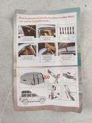 Car Roof Top Carrier Roof W/ Bag And Lock | Open Box | (See Condition Notes)