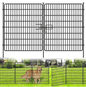 NANYEZH Garden Fence w/Gate, 15 Panels, 32" x 36' Total | Open Box
