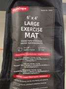 GYMCOPE Exercise Mat, 6' x 4' | Open Box | (See Condition Notes)