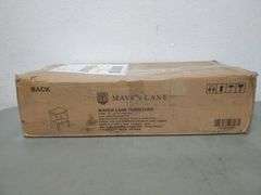 Maven Lane Adrien 26" Saddle Barstool | Open Box | (See Condition Notes)