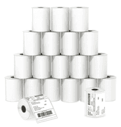 MFLABEL Perforated Commercial-Grade Direct Labels for Thermal Printer, 4" x 6", 20ct - 250 Labels ea. | Open Box | (See Condition Notes)