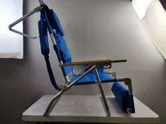 OSTRICH 3-in-1 Chair Blue | Damaged | (See Condition Notes)