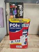 POM Paper Towels & PULL-UPS Nighttime Training Pants (3T & 4T, 32-40lbs) Bundle, 2pc | Open Box | (See Condition Notes)
