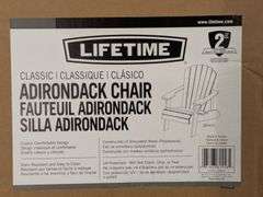 Lifetime Faux Wood Adirondack Chair 60284 | Like New