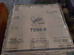 Signature Design by Ashley Ricco Coffee Table, 42" W x 42" D x 19" H | Like New