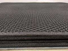 Set of 5, TrafficMaster Honeycomb  35.5"x 46.75" Recycled Rubber Non-Slip Commercial Floor Mat | Like New