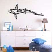 Yemwot Shark Metal Wall Decor for Living Room & Bedroom | Open Box | (See Condition Notes)
