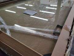 Halo 90-Degree Fully Frameless Glass Hinged Door, 25.5" W x 78" H | Open Box