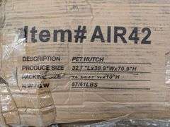 Aivituvin AIR42 Wooden Large Bird Cage on Wheels | Open Box