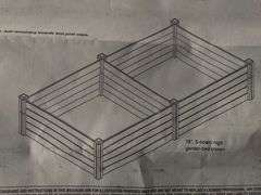 Haven Natural Cedar Raised Garden Bed, 2' x 8' | Open Box
