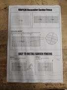 NANYEZH Garden Fence w/Gate, 15 Panels, 32" x 36' Total | Open Box
