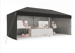 10x20 Pop Up Canopy Tent with 4 Sidewall | Open Box