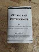 BAOBROT Retractable Ceiling Light & Fan, 42" | Open Box | (See Condition Notes)
