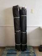 Teslin Mesh Pool Safety Fence, Stainless Steel Feet, Black, 4ft Tall | Open Box | (See Condition Notes)