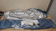 Canopy/Carport , Grey/Blue | Open Box | (See Condition Notes)