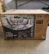 HAMPTON BAY Ashbury Dining Set Swivel Chair (INCOMPLETE SET) | Open Box | (See Condition Notes)