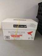 MEMBERS MARK Multipurpose Paper Letter Size, White, 5000 Sheets & STERILITE File Crate Set of 3 BUNDLE | Open Box