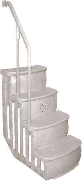 Main Access Smart Choice 24" Ladder w/Single Handrail for Pools | Open Box