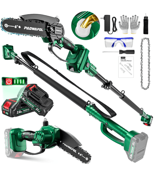 2 in 1 Pole Saw For Tree Trimming | Open Box