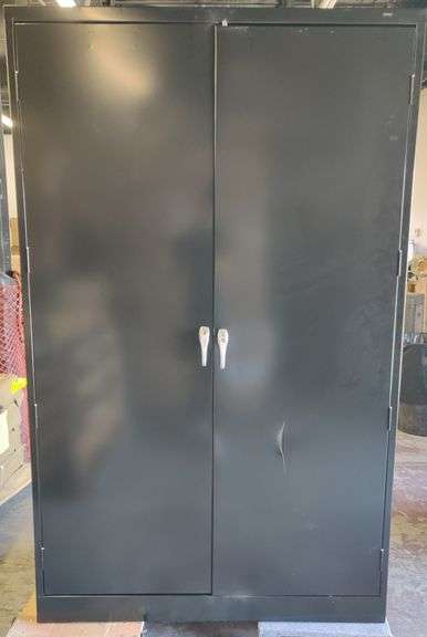 Tennsco Jumbo Steel Storage Cabinet, 48" W x 78" H x 24" D | Open Box