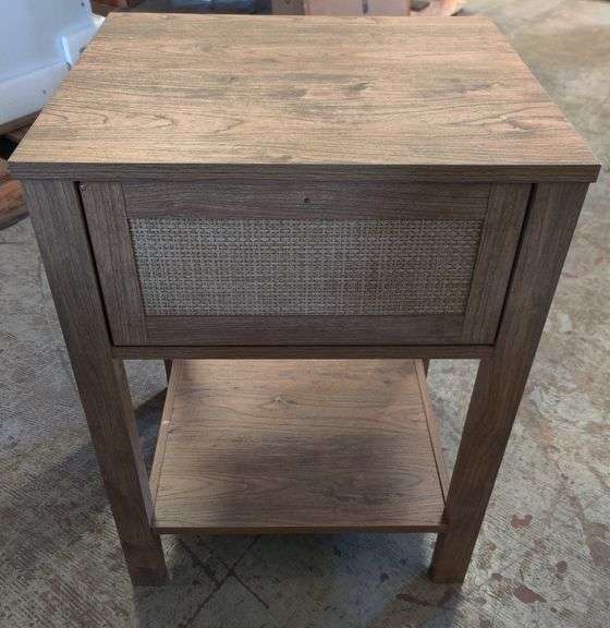 Accent Side Table, 18" W x 24" H x 16" D | Open Box | (See Condition Notes)