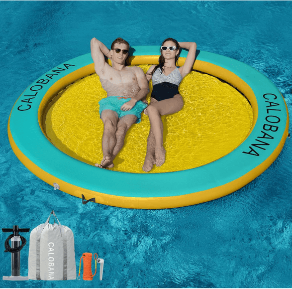 CALOBANA Round Floating Ring Water Hammock | Open Box | (See Condition Notes)
