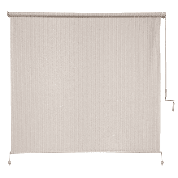 Coolaroo 72" x 96" Light Filtering Cordless Roller shade, Pebble | Open Box