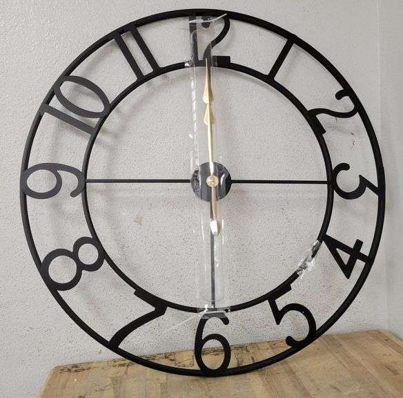 PYTHA SIGHT Extra Oversized Modern Decorative Wall Clock 36"x1.5" | Open Box