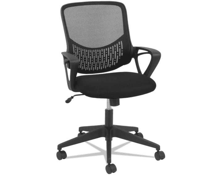 OIF Modern Mesh Task Chair w/ Fixed Triangle Arms | Open Box