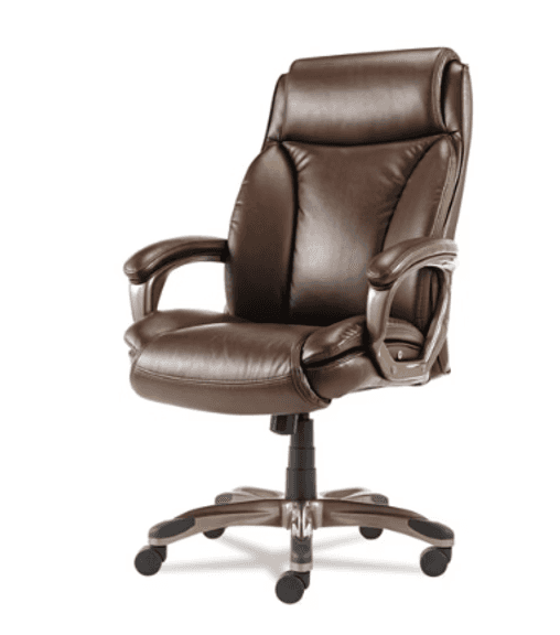 Alera Veon Series Executive High-Back Bonded Leather Chair | Open Box