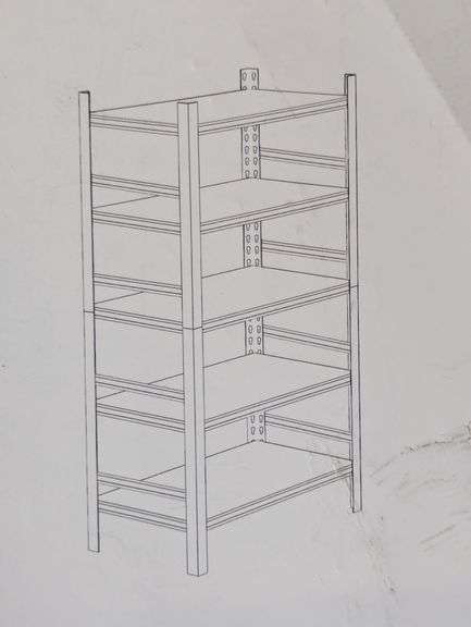 5 Shelf Steel Shelving | Open Box - Rio Grande Trade