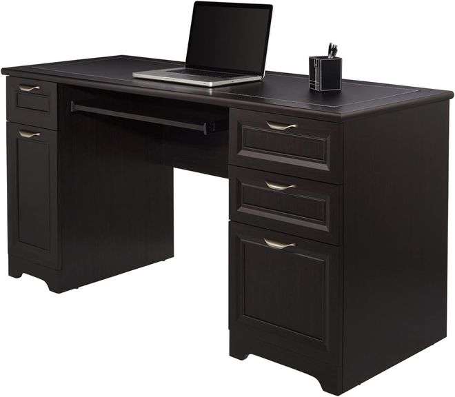 Realspace Magellan 59"W Manager's Computer Desk, Espresso | Open Box