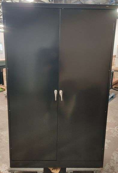 Tennsco Jumbo Steel Storage Cabinet, 48" W x 78" H x 24" D | Open Box