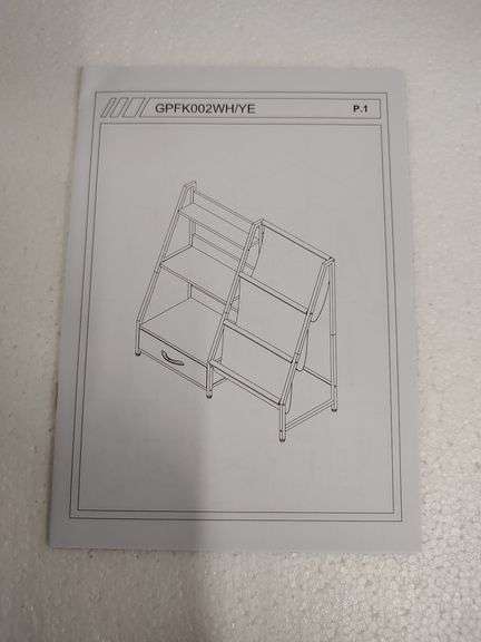 BXKX Kids' Bookshelf & Toy Organizer, 29.52"H x 32.28"L | Open Box