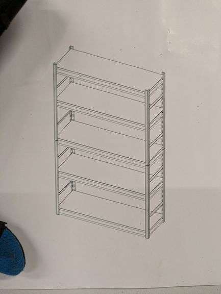 5 Shelf Steel Shelving | Open Box - Rio Grande Trade