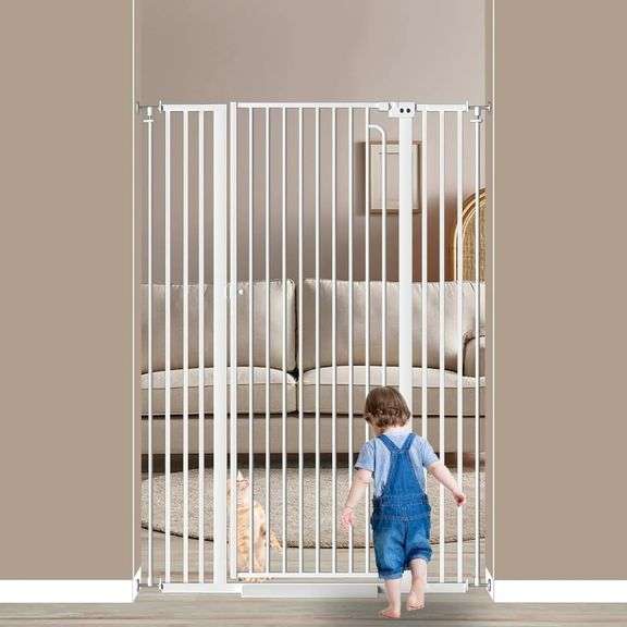 SAFETY GATES.EXPERT Extra Tall Safety Gate, 55"H | Open Box