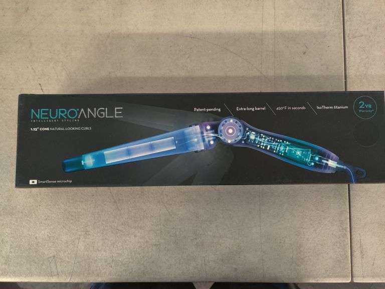 Neuro by Paul Mitchell Angle Bendable Titanium Curling Iron, Turns On | Open Box